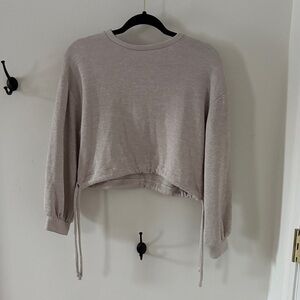 Grey “Zara” shirt, size small.